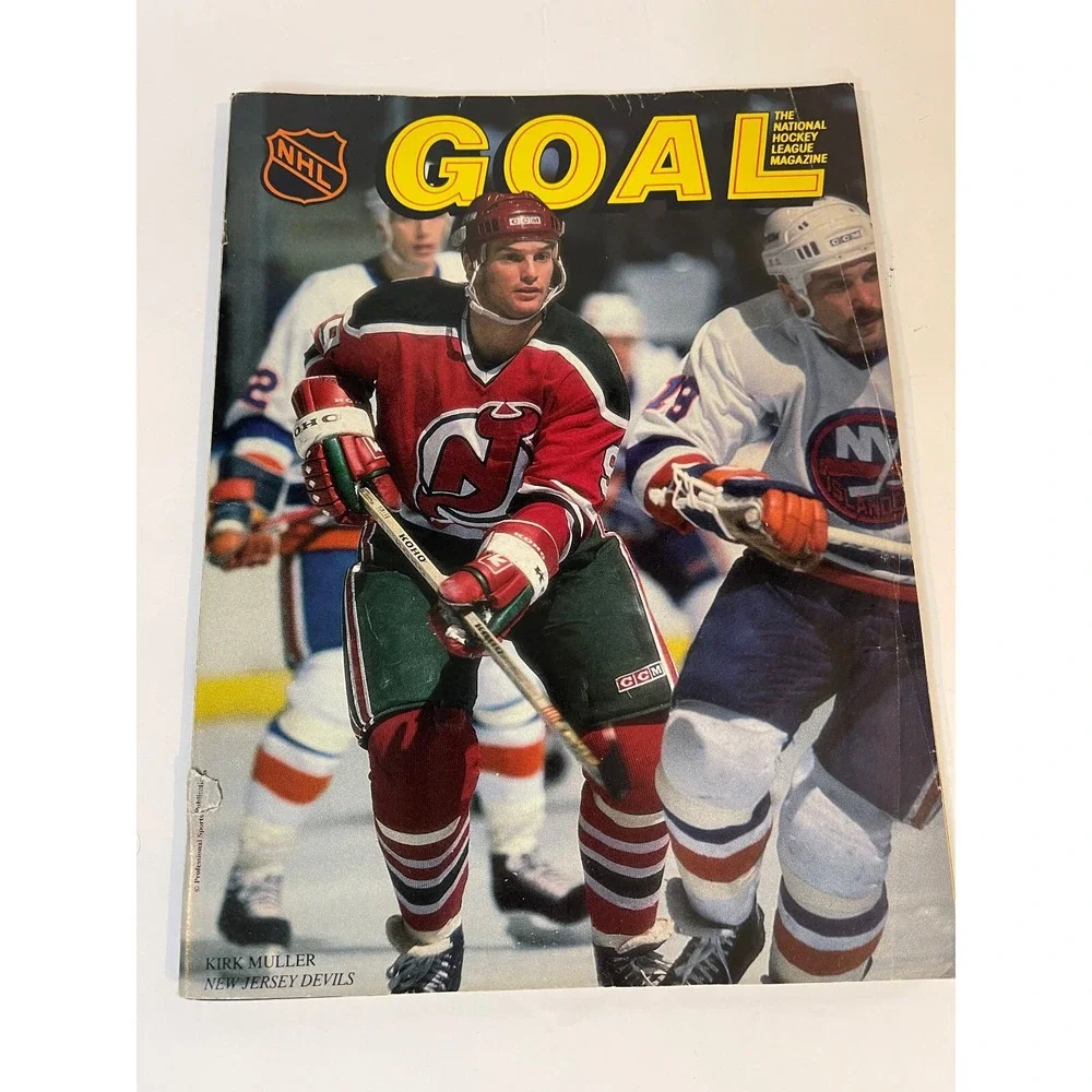 Chicago Blackhawks Goal Program 11-23-1986 Magazine